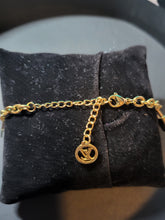 Load image into Gallery viewer, Stainless-Steel Value Monogram VIP Gold Charm Bracelet