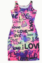 Load image into Gallery viewer, Tank Top Dress printed Dress