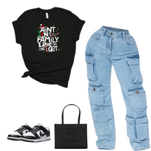 Load image into Gallery viewer, Family Ain't No family like to one I got Christmas unisex Crew Holiday Tee