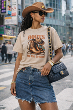 Load image into Gallery viewer, Boots On The Ground Western Graphic Tee | Country Glam Boot on the Ground Shirt