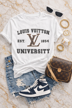 Load image into Gallery viewer, Luxury Inspired University Graphic Tee