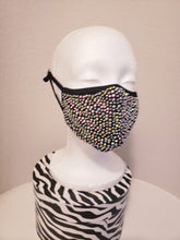 Load image into Gallery viewer, Rhinestone FaceMask AB stones