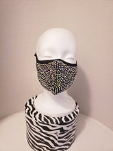 Load image into Gallery viewer, Rhinestone FaceMask AB stones