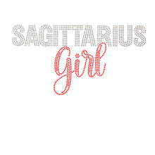Load image into Gallery viewer, Sagittarius Girl Rhinestone bling Shirt