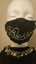 Load and play video in Gallery viewer, Rhinestone Blessed Women Mask