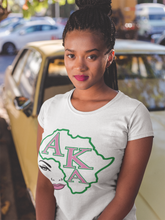 Load image into Gallery viewer, AKA Afro Sorority T shirts women