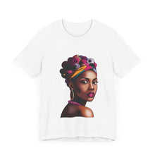 Load image into Gallery viewer, Afro woman Unisex Jersey Short Sleeve Tee
