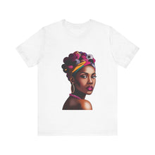 Load image into Gallery viewer, Afro woman Unisex Jersey Short Sleeve Tee
