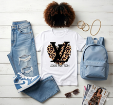 Load image into Gallery viewer, Leopard Inspired Lux Tee
