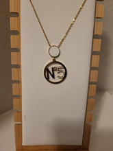 Load image into Gallery viewer, Gold Circle 5 VIP Necklace
