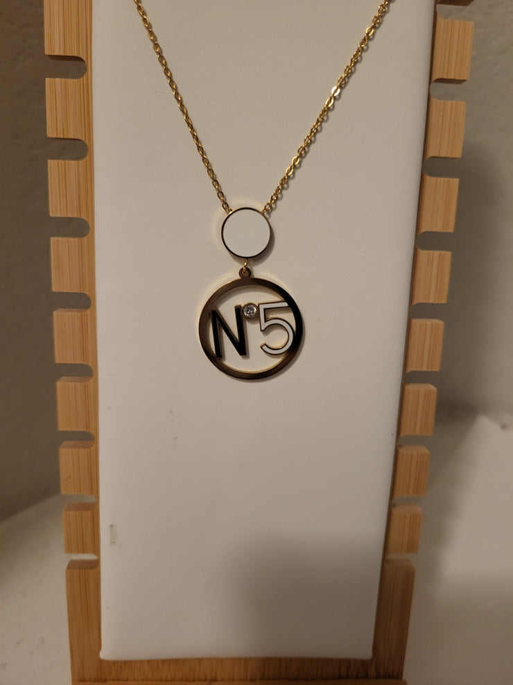 Gold Circle 5 VIP Necklace