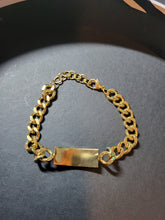 Load image into Gallery viewer, Stainless-Steel Value Monogram VIP Gold Chain link Bracelet
