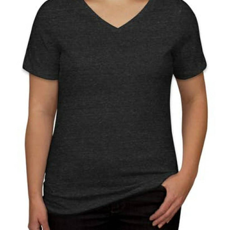V- Neck Birthday rhinestone Queen Women Black Tees Online 2020