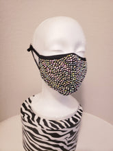 Load image into Gallery viewer, Rhinestone FaceMask AB stones
