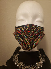 Load image into Gallery viewer, Rhinestone Mask Multi-colors
