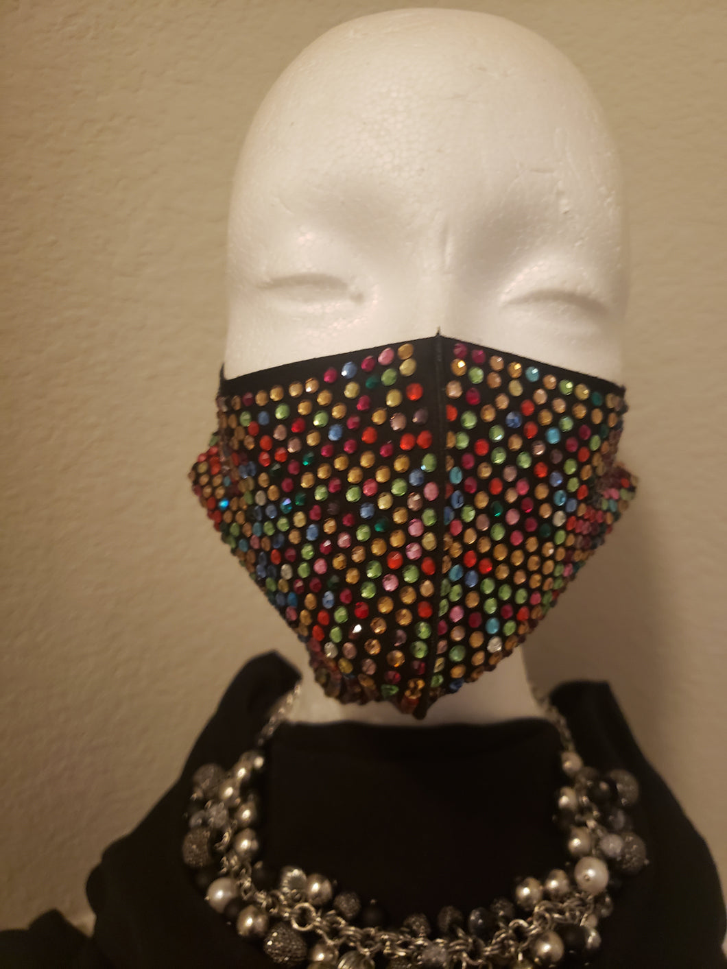 Rhinestone Mask Multi-colors