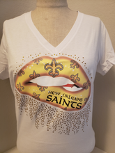Load image into Gallery viewer, Women Saints Rhinestone Shirt
