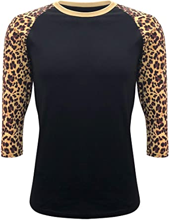 Women Blessed Christian Leopard Print Black T -shirt Online 2020