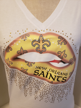 Load image into Gallery viewer, Women Saints Rhinestone Shirt
