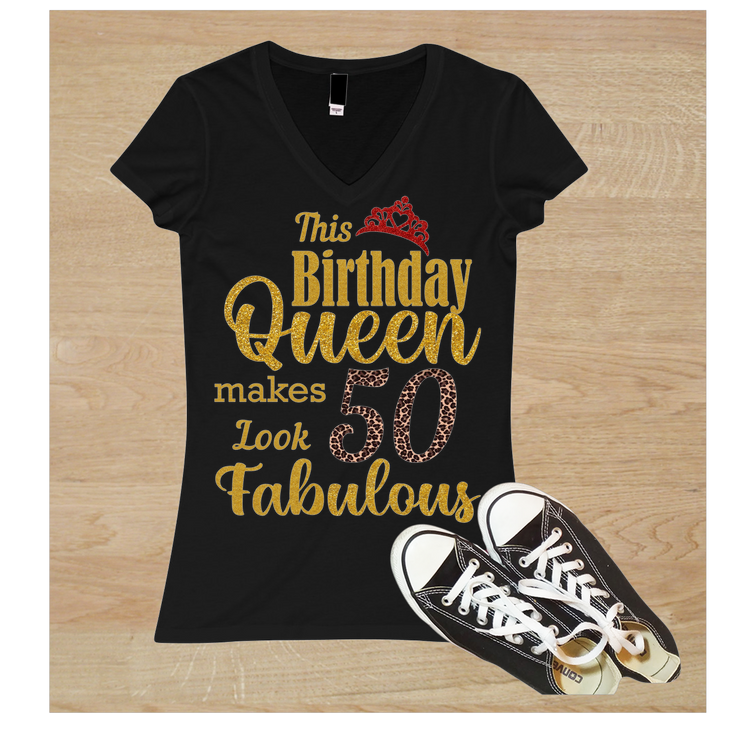 Copy of 50th Birthday Queen Shirt short sleeve 2