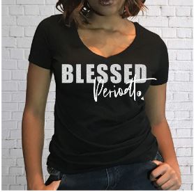 Women V Neck Fitted Rhinestone Christian Faith T-shirt Online 2020