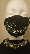 Load and play video in Gallery viewer, Rhinestone Blessed Women Mask
