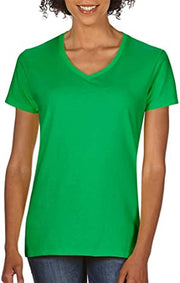 Best High Quality V Neck Aka In Glitter Green Colour T-shirts 2020