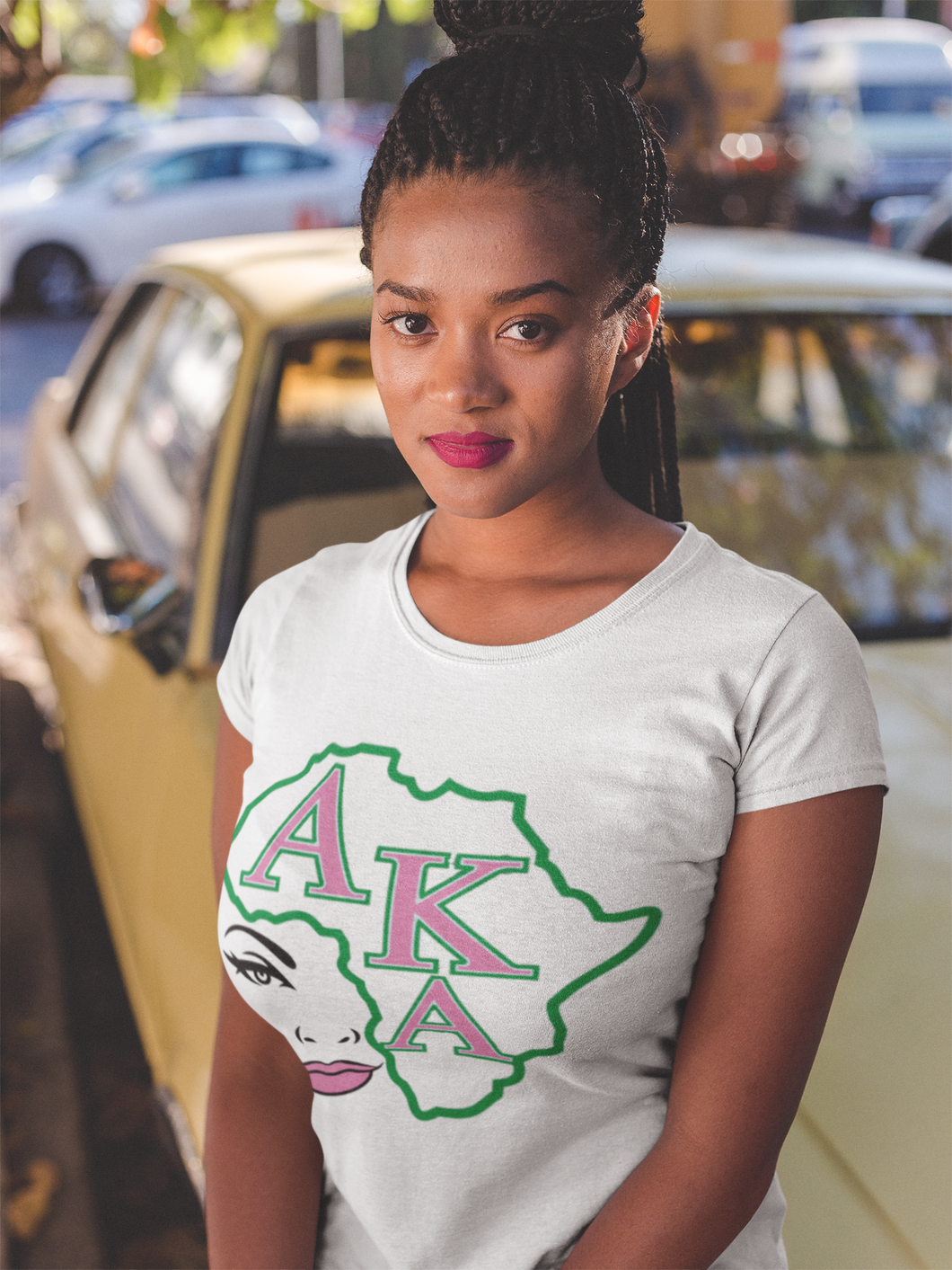 AKA Afro Sorority T shirts women